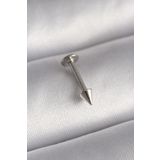 Gümüş Renk Çivi Model Piercing - EBJ241123W29524
