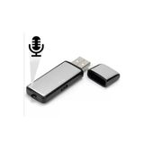 Gümüş Renk Kristal Mikrofonlu Ev Işyeri 1Dinleme Cihazı 32 Gb Usb Flash Bellek Depolama