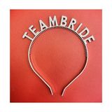 Gümüş Renk Team Bride Taç – Gelin ve Nedime Tacı