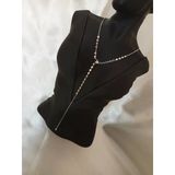 Gümüş Renkli Yıldızlı 45 Cm Kolye