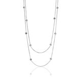 Gümüş Rodyumlu Zirkon Taşlı Kolye Sgtl10506rodaj