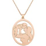 Gümüş Rose Anne Bebek Kolye SL2979