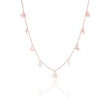Gümüş Rose Kısmet Şans Kolyesi Sgtl10486rose