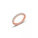 Gumus Rose Pirlanta Modeli Su Yolu Tamtur Yuzuk Sgtl11451rose