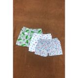 GÜMÜŞ Sedef 3'lü Erkek Çocuk Karışık Desenli Boxer, 4-5 Yaş