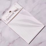 Gümüş Şerit Tırnak Sticker Şerit Tırnak Etiketi Nail Art