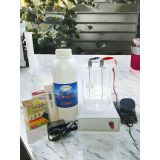 Gümüş Suyu Üretim Seti, 999.9 Saf Gümüş Çubuklar, Manyetik Karıştırıcı, TDS Metre, 600ml Beher