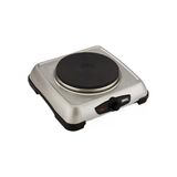 Gümüş Tek Gözlü Mini Elektrikli Ocak 1500W Ayarlanabilir Termostat Isıtıcı Yüzey = 18Cm Ap-516 Go53/1395