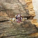 Gümüş Yüzük - 0.95 Ct Zultanit Kadın 925 Ayar Gümüş Evlilik Teklifi Yüzüğü - Doğal Taşlı Gümüş Yüzük
