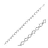 Gumush BR0460256 Taşlı Yuvarlak Gümüş Kadın Bileklik