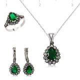 Gumush Hürrem Sultan Kadın Gümüş Set
