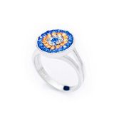 Gumush LRG81106002 Gümüş Nazarlı Bayan Yüzük