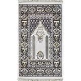 Gümüşsuyu Doqu 18359 Gri Antitoz Seccade Gri - 80X130 - 80 x 130 cm