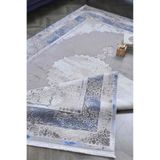 GÜMÜŞSUYU Viera 15597 Modern Mavi ve Gri Geçişli Salon Halısı 160x230