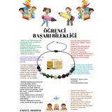 GÜMÜŞTEL EL SANATLARI Sertifikalı Öğrenci Başarı Bileklik Oniks,Hematit,Unakit,Kristal Kuvars,Akik,Kalsit,Aventurin,Havlit