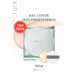 Gün Boyu Kalıcı Mat Cushion Fondöten CLIO Kill Cover Skin Fixer Cushion (17C Fair) SPF50+ PA+++