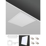 Gün Işığı Led, Gömme LED Armatur, Ilık Beyaz 60X60 LED Panel, Sıva Altı 60WATT LED Panel, 4000K - 4000K - Doğal Beyaz