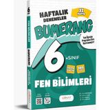 Günay 6. Sınıf Bumerang 32 Haftalık Fen Bilimleri Denemesi 2025-2026 (Yeni Müfredata Uyumlu)