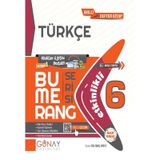 GÜNAY 6. SINIF BUMERANG TÜRKÇE ETKİNLİKLİ AKILLI DEFTER KİTAP