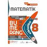 GÜNAY 8. SINIF BUMERANG MATEMATİK ETKİNLİKLİ AKILLI DEFTER KİTAP