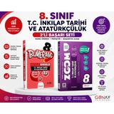 Günay 8. Sınıf T.c. Inkılap Tarihi ve Atatürkçülük 2'li Lgs Hazırlık Seti | Haftalık Denemeler + Soru Bankası