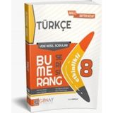 Günay 8. Sınıf Türkçe Etkinlikli Bumerang Serisi Akıllı Defter Kitap Sınav Bilgisi: Yeni Nesil Sorular