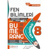 Günay Bumerang 8.sınıf Fen Bilimleri Etkinlikli Akıllı Kitap - 2024 Sınav Bilgisi ile