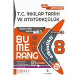 Günay Yayıncılık 8.SINIF BUMERANG ETKİNLİKLİ T.C. İNKILAP TARİHİ VE ATATÜRKÇÜLÜK SORU BANKASI 2024
