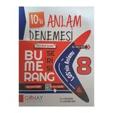 Günay Yayıncılık Günay Yayınları 8.sınıf Lgs Anlam Bilgisi 10'lu Deneme (Çok Renkli)