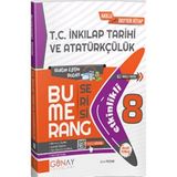 Günay Yayıncılık Günay Yayınları Bumerang 8. Sınıf Inkilap Tarihi Ve Atatürkçülük Lgs Hazırlık Soru Bankası (Çok Renkli)