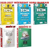 Günay Yayınları 2026-2027 Müfredat 6.sınıf Zoom Soru Bankası Türkçe-Matematik-Fen Set - 54545646515561