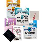 Günay Yayınları 5.sınıf Bumerang Defter Kitap 3'lü Set+Ankara Yayınları ve Gizli Yayınları Deneme+Çanta Süsü+Vantuz
