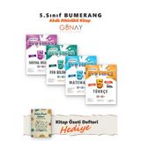 Günay Yayınları 5. Sınıf Bumerang Etkinlikli Türkçe Matematik Fen Bilimleri Sosyal 4'lü Akıllı Kitap Seti |2026-27