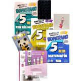 Günay Yayınları 5.sınıf Bumerang Haftalık Deneme 3'lü Set+Ankara Yayınları ve Gizli Yayınları Deneme+Lego+Çanta Süsü+Vantuz