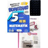 Günay Yayınları 5.sınıf Bumerang Haftalık Matematik Deneme+Ankara Yayınları Deneme+Vantuz