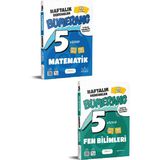 Günay Yayınları 5. Sınıf Bumerang Matematik+Fen 32 Haftalık Deneme Seti