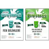 Günay Yayınları 5. Sınıf Bumerang Serisi Etkinlikli Fen Bilimleri Din Kültürü ve Ahlak Bilgisi Seti 2026 Güncel Basım