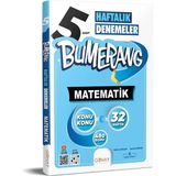 Günay Yayınları 5. Sınıf Matematik Bumerang Haftalık Denemeler Güncel