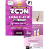 Günay Yayınları 5.sınıf Zoom Sosyal Bilgiler Soru Bankası+Ankara Yayınları Deneme+Çanta Süsü