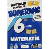 Günay Yayınları 6. Sınıf Bumerang 32 Hafta Matematik Soru Bankası Haftalık Denemeler