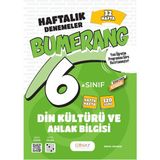 Günay Yayınları 6. Sınıf Bumerang 32 Haftalık Denemeler Din Kültürü ve Ahlak Bilgisi 2025-2026 Güncel Basım