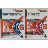 Gün&ay Yayınları 6. Sınıf Bumerang Etkinlikli Matematik+Türkçe Soru Bankası