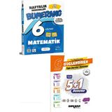 Günay Yayınları 6. Sınıf Bumerang Matematik 32 Haftalık Deneme + Ankara Yayıncılık 5+1 Deneme Seti (5 Sarmal 1 Genel Deneme)