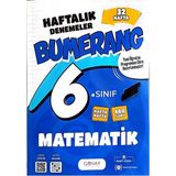 Günay Yayınları 6.sınıf Bumerang Matematik Haftalık Deneme Türkçe 2025 LGS Uyumlu Tekil Ürün