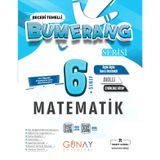 Günay Yayınları 6. Sınıf Bumerang Serisi Matematik Konu Anlatımlı Etkinlikli ve Soru Bankası