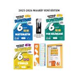 Günay Yayınları 6. Sınıf Bumerang Serisi Matematik-Türkçe ve Fen Bilimleri 32 Haftalık Deneme+1. Dönem Yazılı Kafası