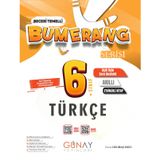 Günay Yayınları 6. Sınıf Bumerang Serisi Türkçe Konu Anlatımlı ve Etkinlikli Soru Bankası
