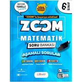 Günay Yayınları 6.sınıf Zoom Matematik Soru Bankası Yeni Müfredat LGS Hazırlık Tekil Ürün