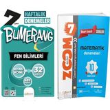 Günay Yayınları 7. Sınıf Bumerang 32 Haftalık Denemeler Fen Bilimleri ve Matematik 10'lu Branş Denemesi