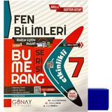 Günay Yayınları 7. Sınıf Bumerang Fen Bilimleri Defter Kitap – Silgi